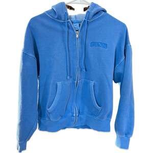 Victoria’s Secret PINK Blue Ivy Full Zip Hoodie Y2K Athleisure Campus